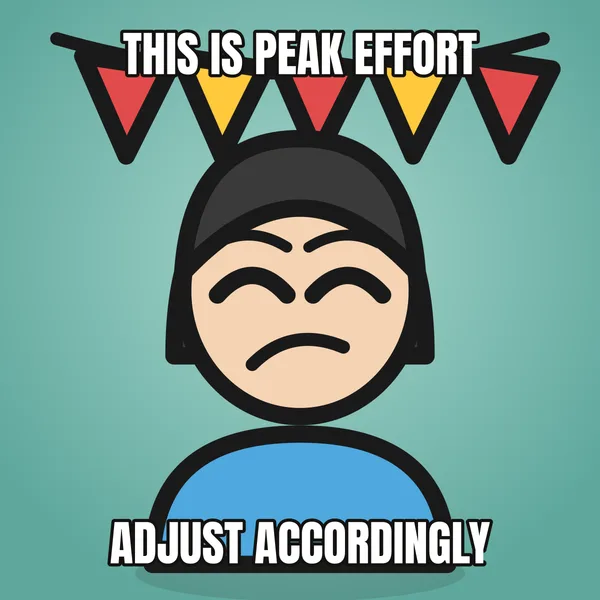 "ADJUST ACCORDINGLY" — illustrated woman with a banner, sarcastic birthday meme